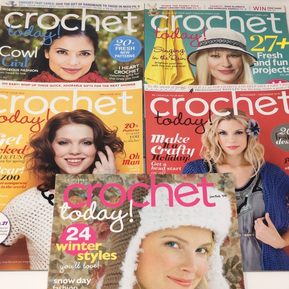 Bundle Crochet Today 5 Issues 2009-2011 - Picture 1 of 16
